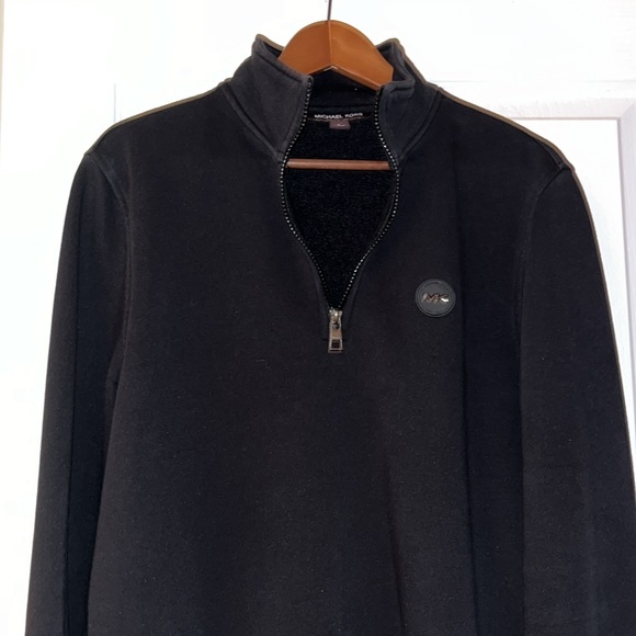 Men’s Michael Kors Half Zip Black Sweatshirt - Picture 5 of 5